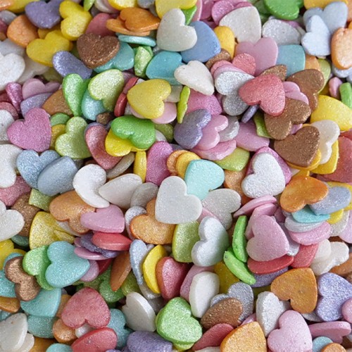 Confetis Corações Cores |M